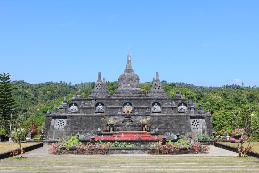 Brahmavihara Arama is the only Buddhist temple in Bali