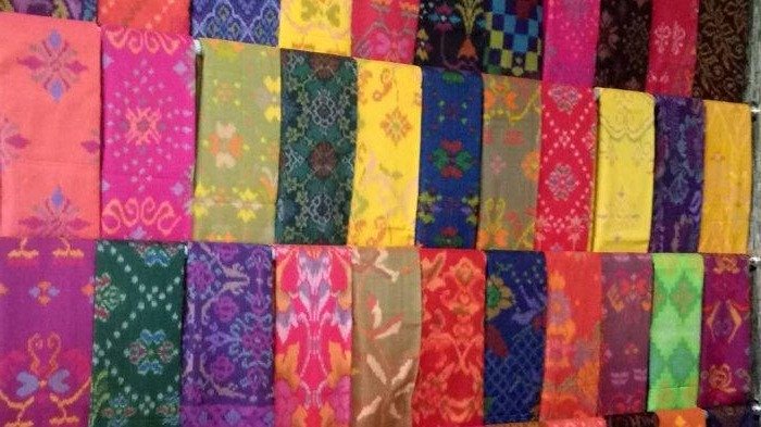 Endek Bali woven fabric