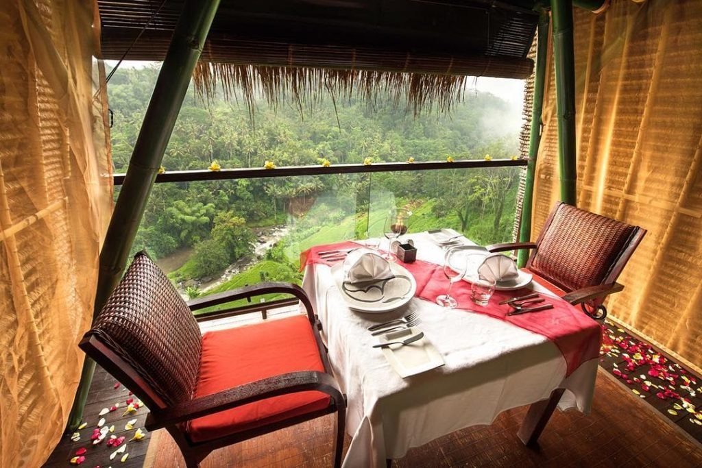 La View Restaurant Ubud, Romantic Dining Spot