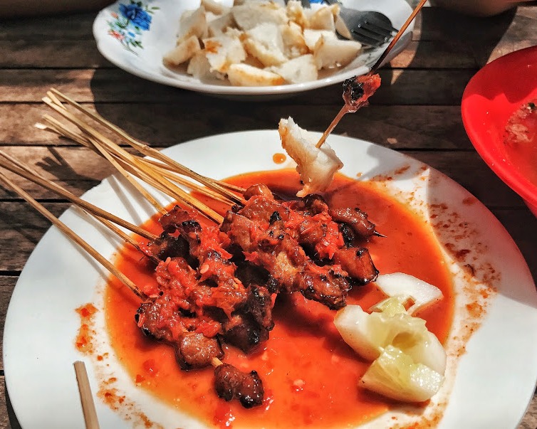 Special Balinese Plecing Satay, Tasty Spicy Food Lovers