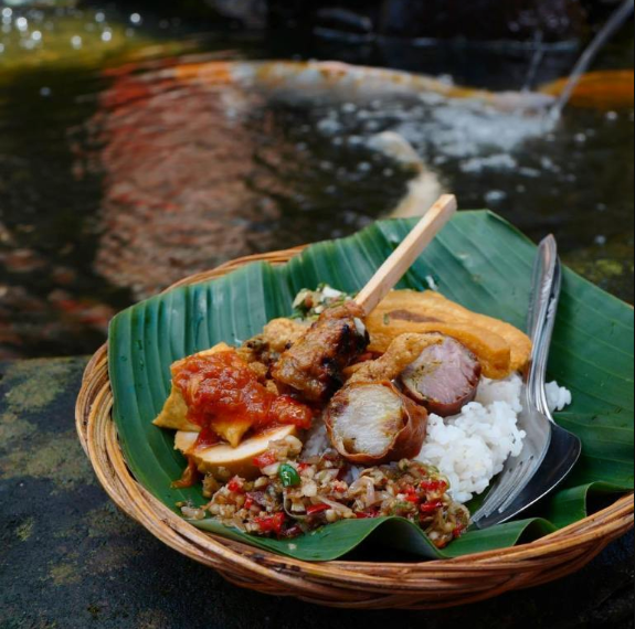 Warung Teges Ubud with Balinese Mixed Rice Dishes