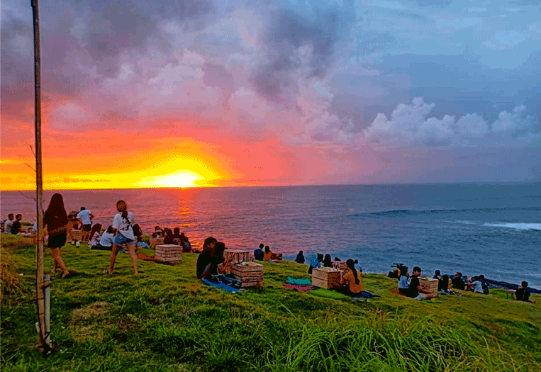 Kedungu Love Beach: Enjoying the Sunset and Surfing