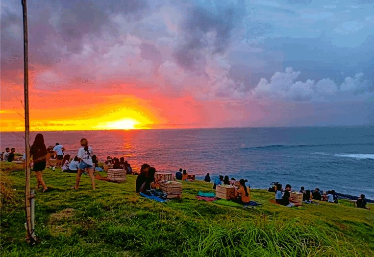 Kedungu Love Beach: Enjoying the Sunset and Surfing